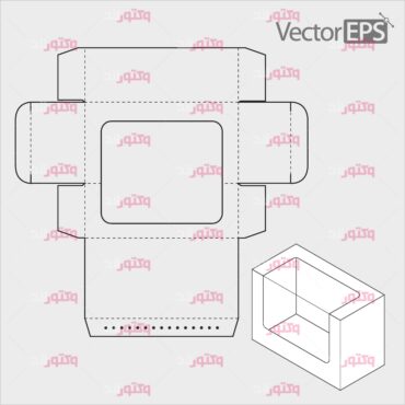 طرح برش لیزری جعبه کادویی و بسته بندی1