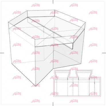 طرح برش لیزری جعبه کادویی و بسته بندی44