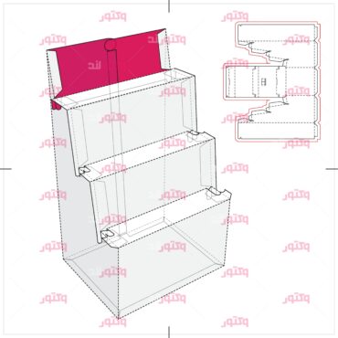 طرح برش لیزری جعبه کادویی و بسته بندی43