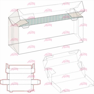 طرح برش لیزری جعبه کادویی و بسته بندی12