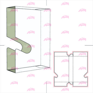 طرح برش لیزری جعبه کادویی و بسته بندی16