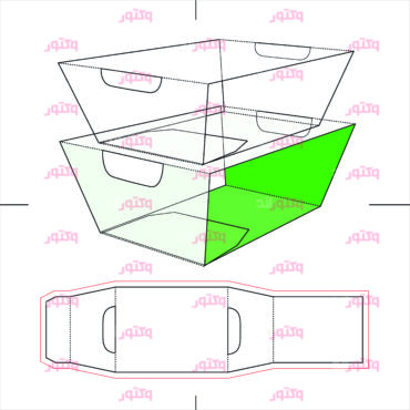 طرح برش لیزری جعبه کادویی و بسته بندی17