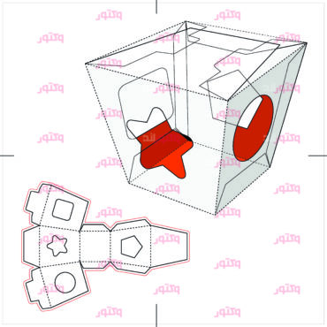 طرح برش لیزری جعبه کادویی و بسته بندی18