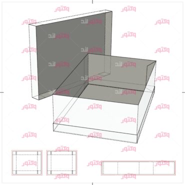 طرح برش لیزری جعبه کادویی و بسته بندی 52