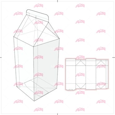 طرح برش لیزری جعبه کادویی و بسته بندی 51