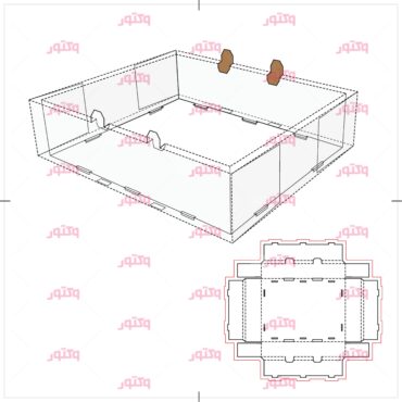طرح برش لیزری جعبه کادویی و بسته بندی31