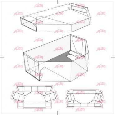 طرح برش لیزری جعبه کادویی و بسته بندی33