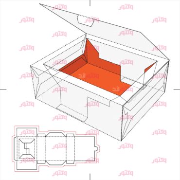 طرح برش لیزری جعبه کادویی و بسته بندی30