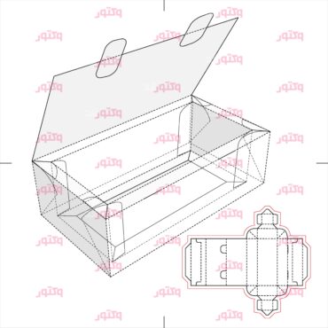 طرح برش لیزری جعبه کادویی و بسته بندی24