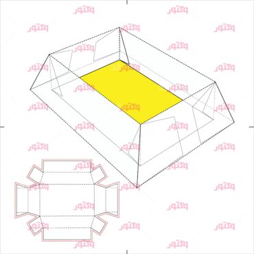 طرح برش لیزری جعبه کادویی و بسته بندی 65